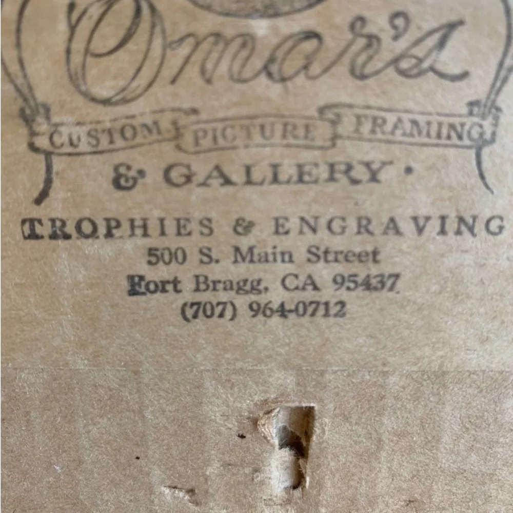 Toshi Yoshida Vintage Woodblock Framed Hummingbird and Fuchsia Signed Art Print - Picture 8 of 9